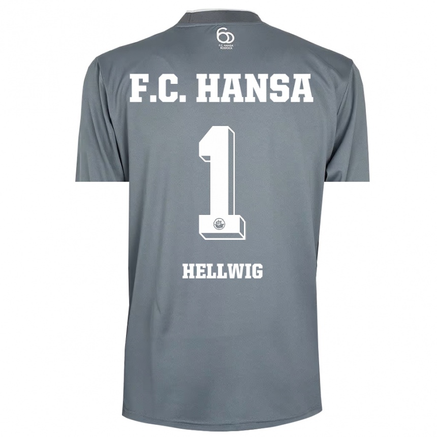 גברים כדורגל מרלה הלוויג #1 אפור בהיר לבן חולצת שוער 2025/26