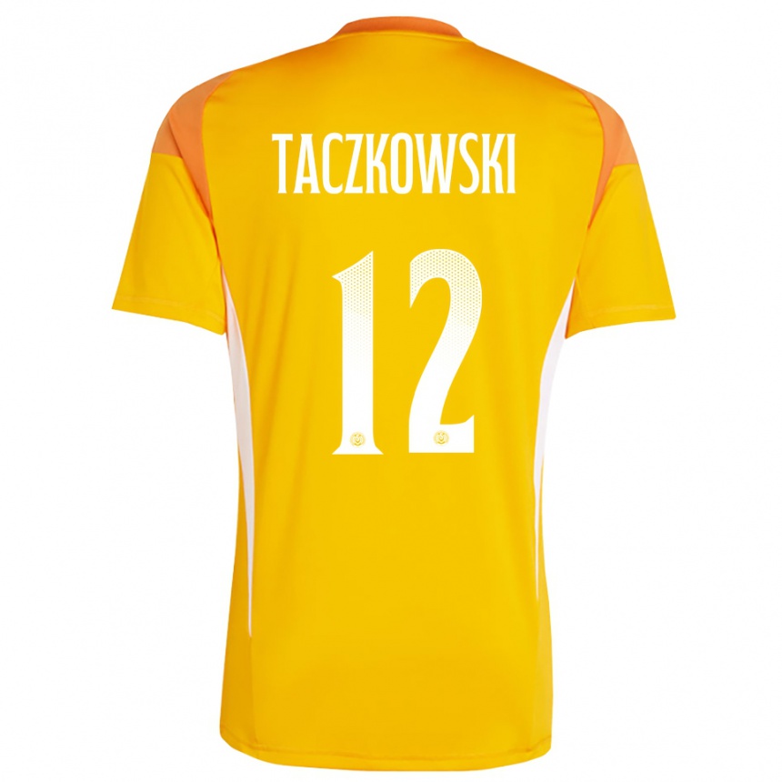 גברים כדורגל סימון קונראד טצ׳קובסקי #12 כתום לבן חולצת שוער 2025/26