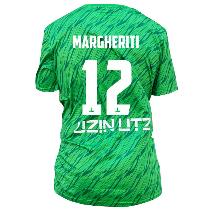 גברים כדורגל דנילו מרגריטי #12 ירוק אדום חולצת שוער 2025/26