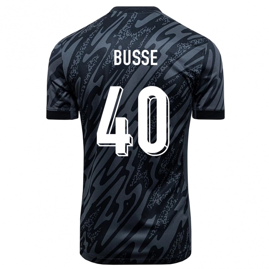 גברים כדורגל ג׳ונה בוסה #40 שחור אפור חולצת שוער 2025/26