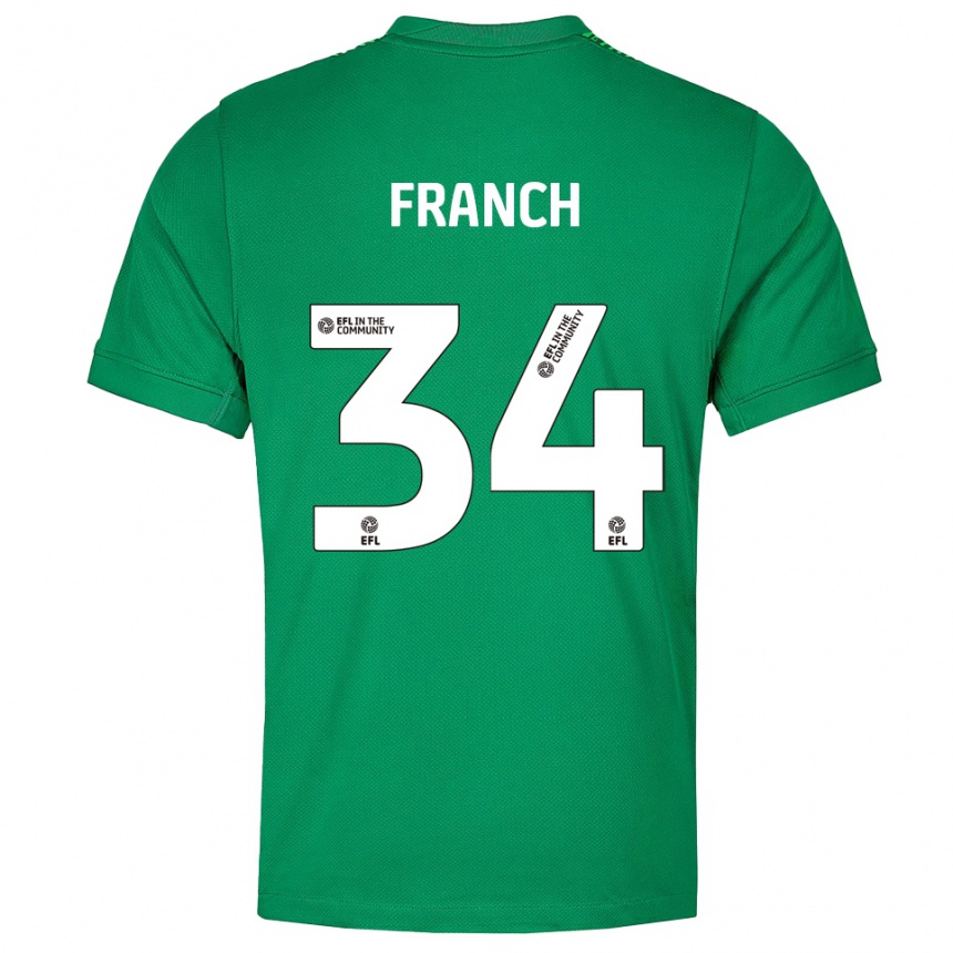 גברים כדורגל אדריאנה פראנץ' #34 ירוק לבן חולצת שוער 2025/26