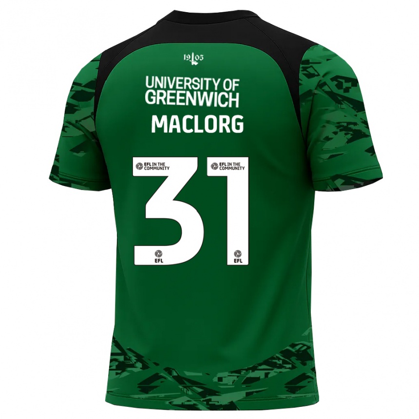 גברים כדורגל Lennon MacLorg #31 ירוק שחור חולצת שוער 2025/26