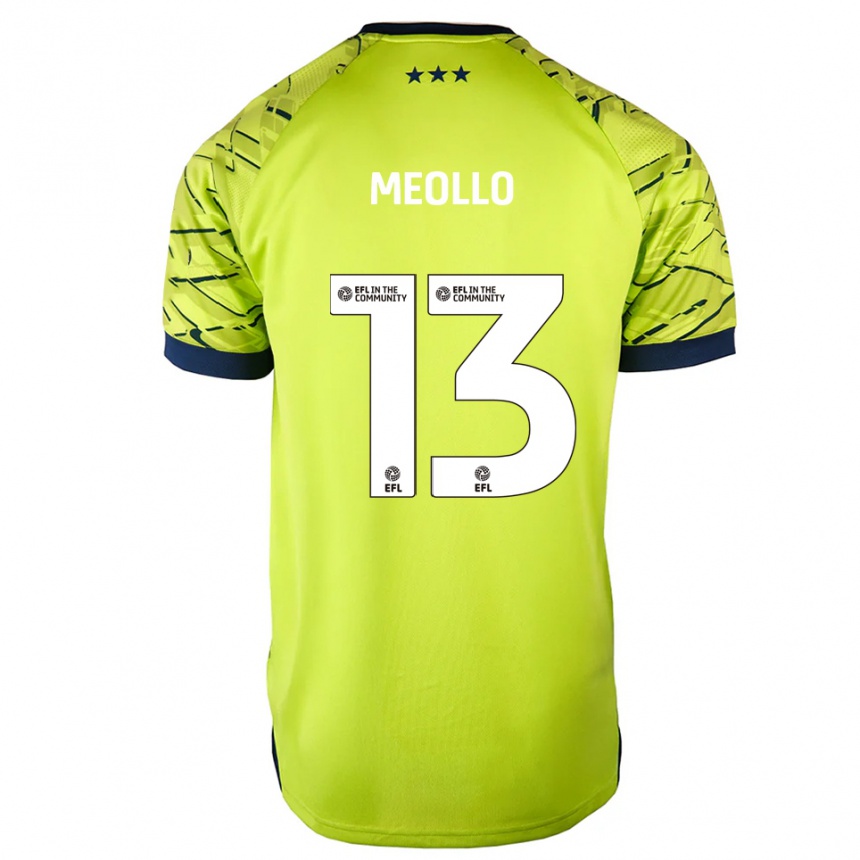 גברים כדורגל נינה מיולו #13 ירוק צהוב חולצת שוער 2025/26