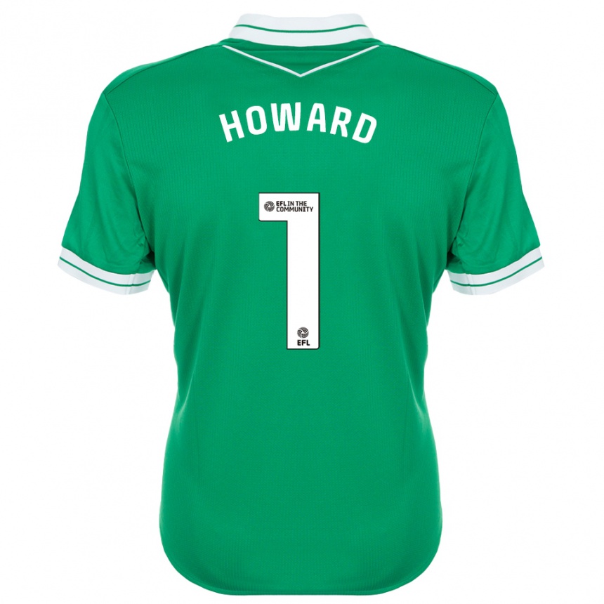 גברים כדורגל Beth Howard #1 ירוק לבן חולצת שוער 2025/26