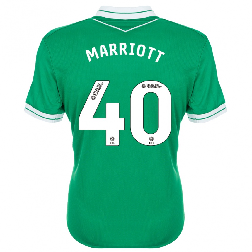 גברים כדורגל מונטי מריוט #40 ירוק לבן חולצת שוער 2025/26