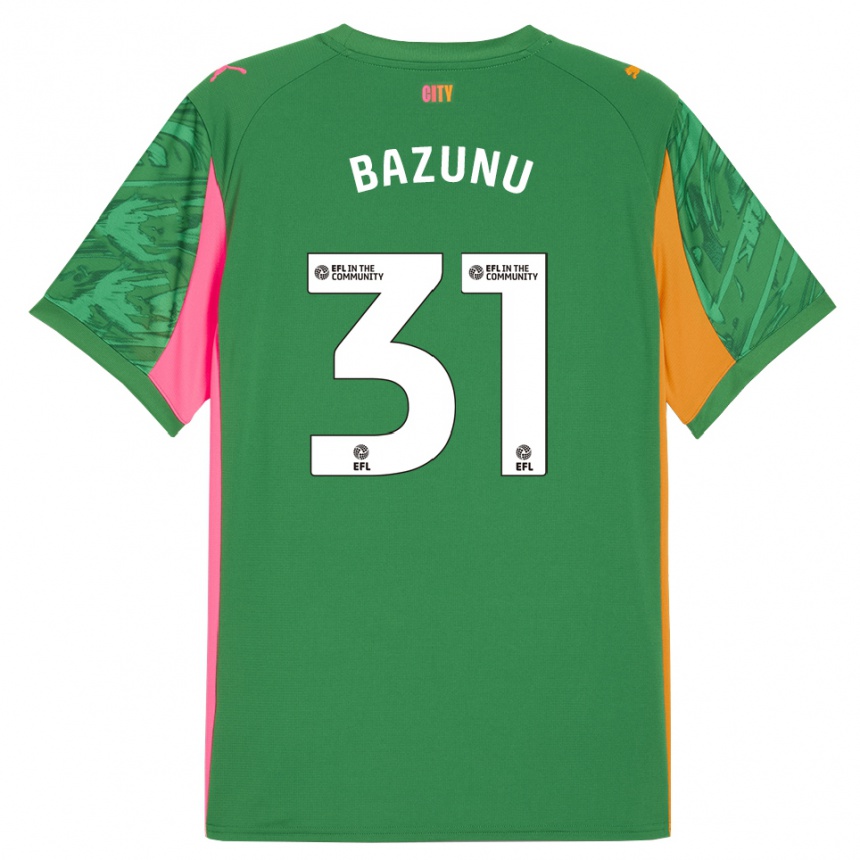 גברים כדורגל גווין בזונו #31 ירוק כתום חולצת שוער 2025/26