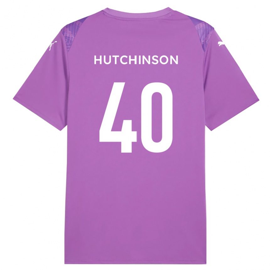 גברים כדורגל Luke Hutchinson #40 אורכידאה בינונית חולצת שוער 2025/26