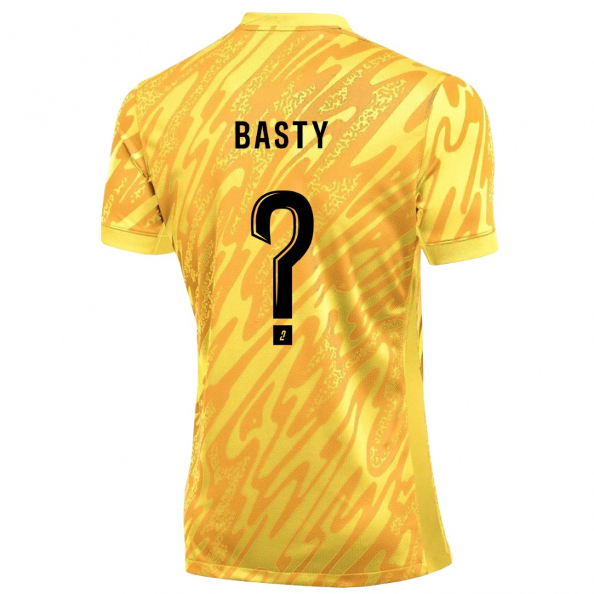 גברים כדורגל Ewen Basty #0 צהוב כתום חולצת שוער 2025/26