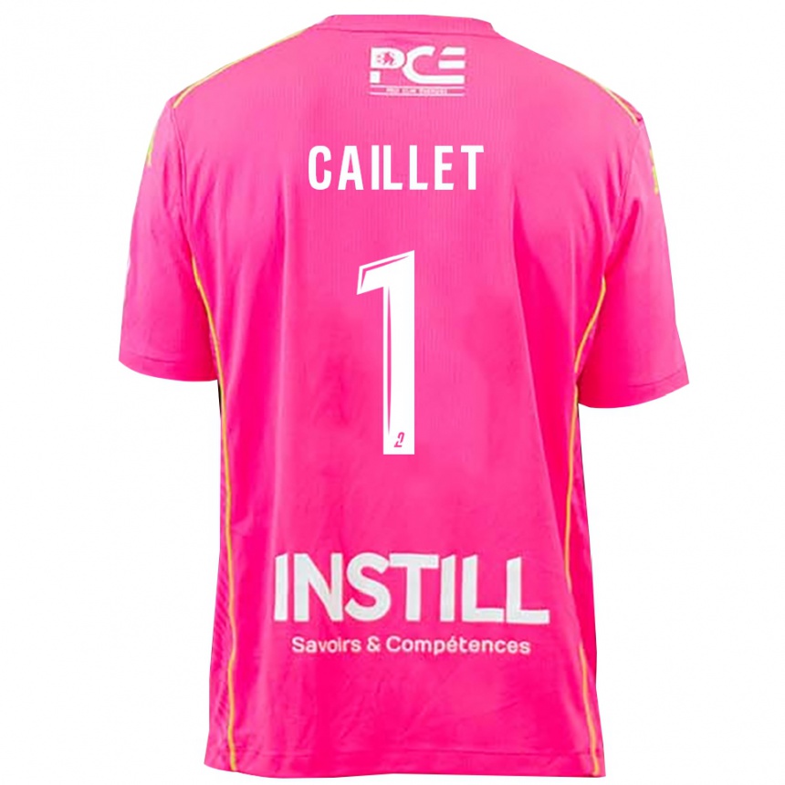 גברים כדורגל Flavie Caillet #1 מגנטה חולצת שוער 2025/26