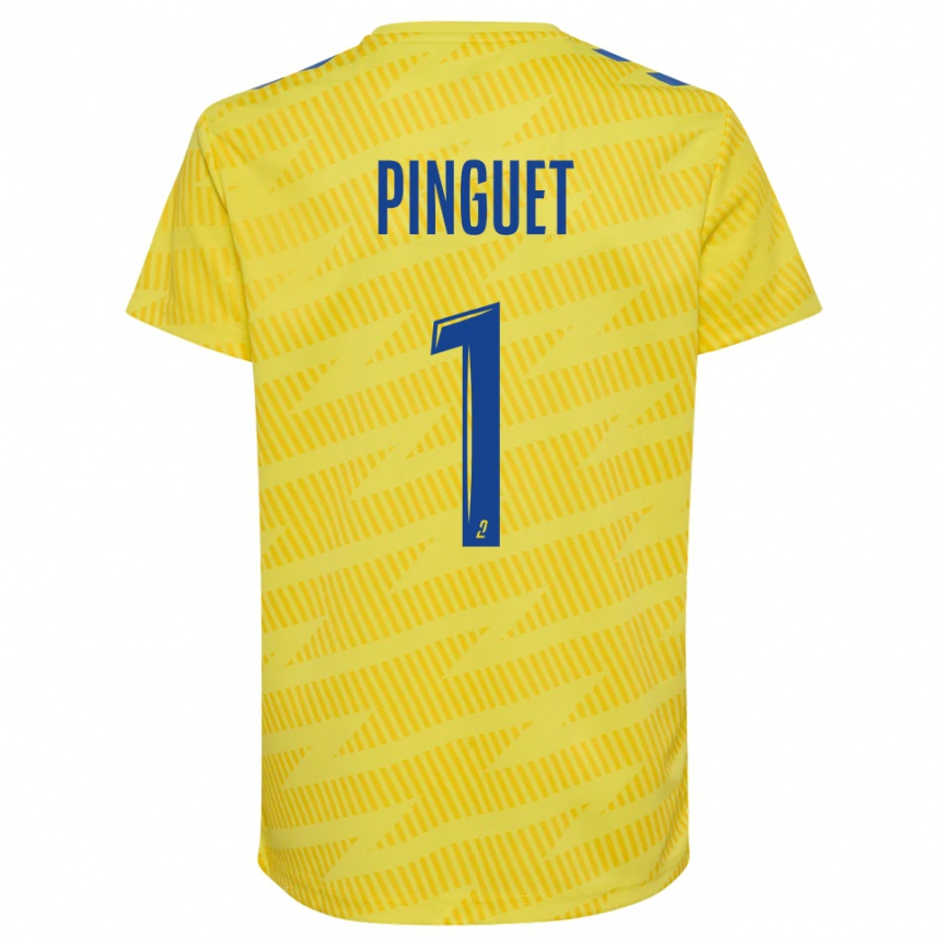 גברים כדורגל אליס פינגה #1 כחול צהוב חולצת שוער 2025/26