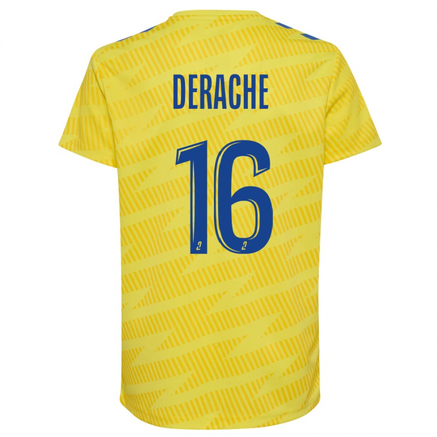 גברים כדורגל ג׳וסף דראש #16 כחול צהוב חולצת שוער 2025/26