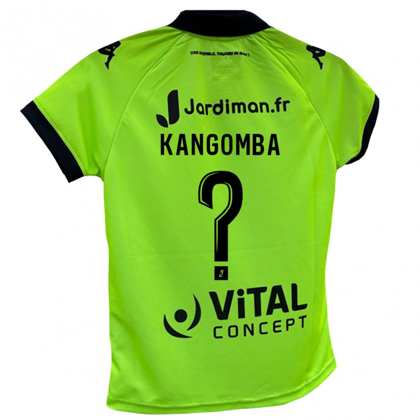 גברים כדורגל Kayne Kangomba #0 ירוק ניאון חולצת שוער 2025/26