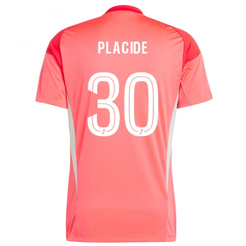 גברים כדורגל ג'וני פלאסיד #30 לבן אדום כתום חולצת שוער 2025/26