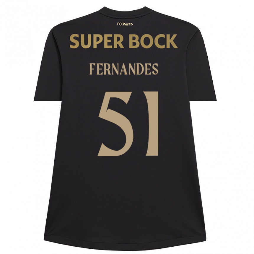 גברים כדורגל דיוגו פרננדס #51 שחור חום חולצת שוער 2025/26