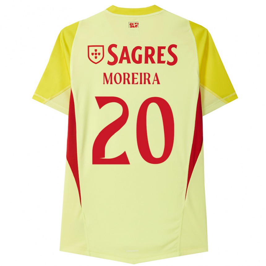 גברים כדורגל אנדרה קמפוס מוריירה #20 צהוב אדום חולצת שוער 2025/26