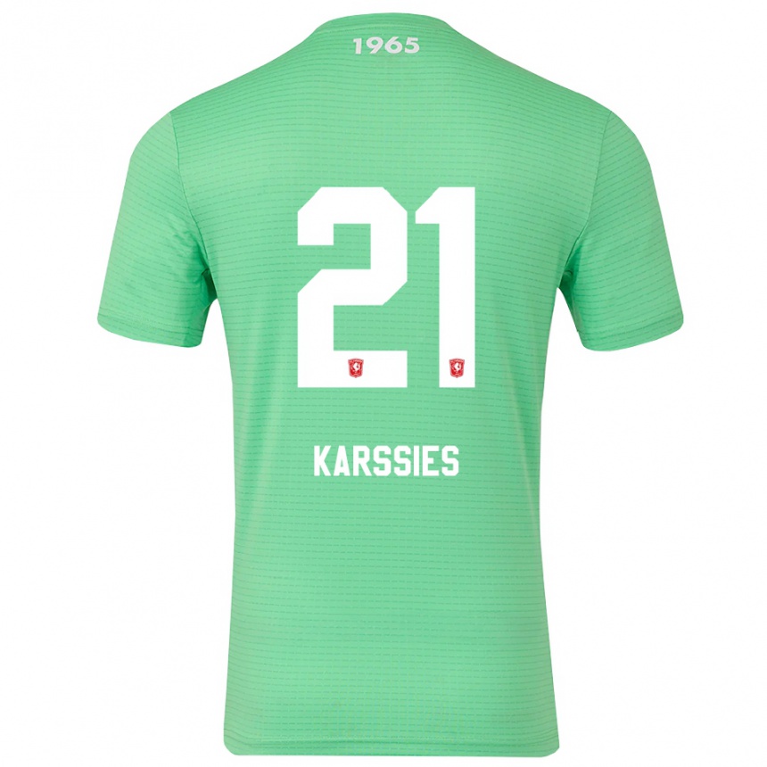 גברים כדורגל סאם לוקה קרסי #21 ירוק בהיר לבן חולצת שוער 2025/26