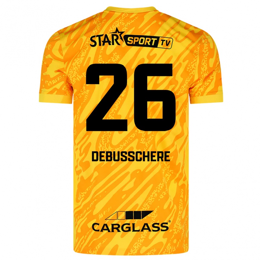 גברים כדורגל Vic Debusschere #26 כתום צהוב שחור חולצת שוער 2025/26