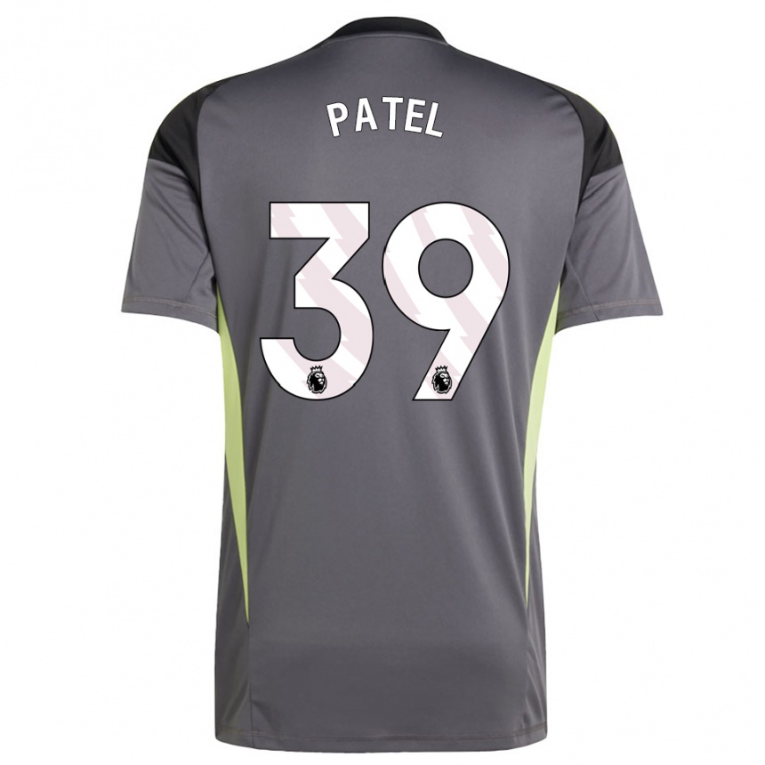 גברים כדורגל סאפיה מידלטון-פאטל #39 אפור כהה לבן חולצת שוער 2025/26