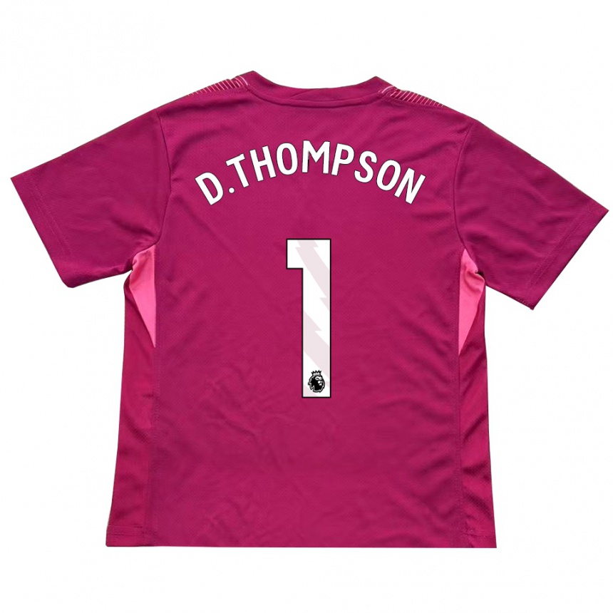 גברים כדורגל דילן תומפסון #1 ורד לבן חולצת שוער 2025/26