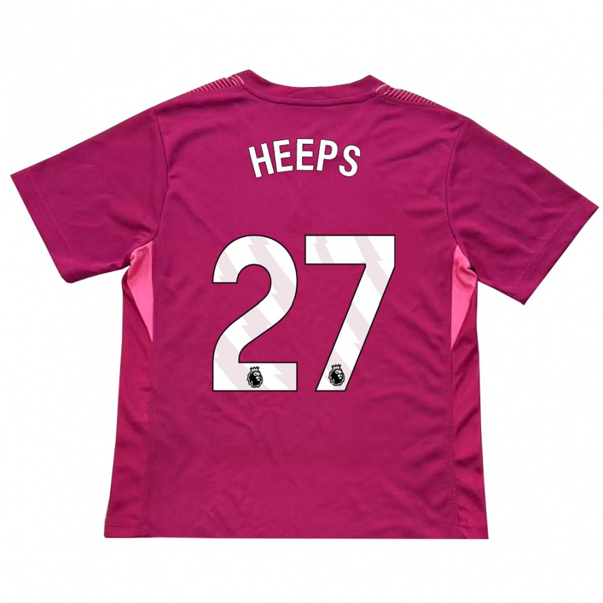 גברים כדורגל אלינור היפס #27 ורד לבן חולצת שוער 2025/26