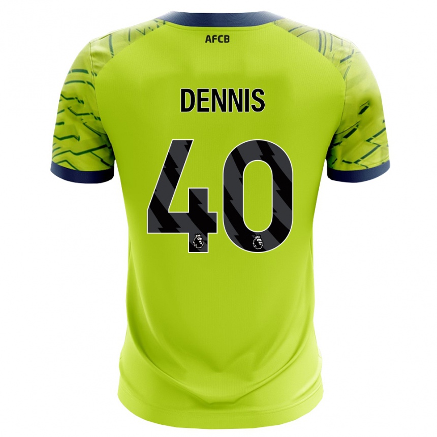 גברים כדורגל ויל דניס #40 ירוק צהוב חולצת שוער 2025/26