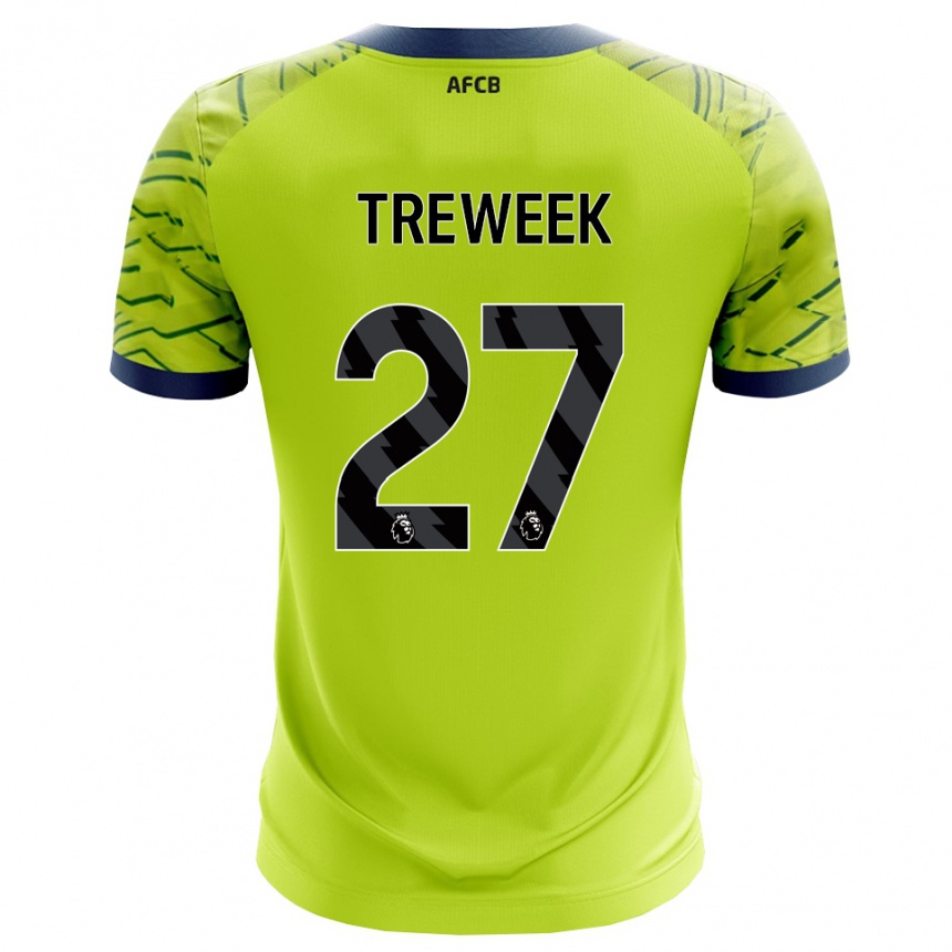 גברים כדורגל Amber Treweek #27 ירוק צהוב חולצת שוער 2025/26