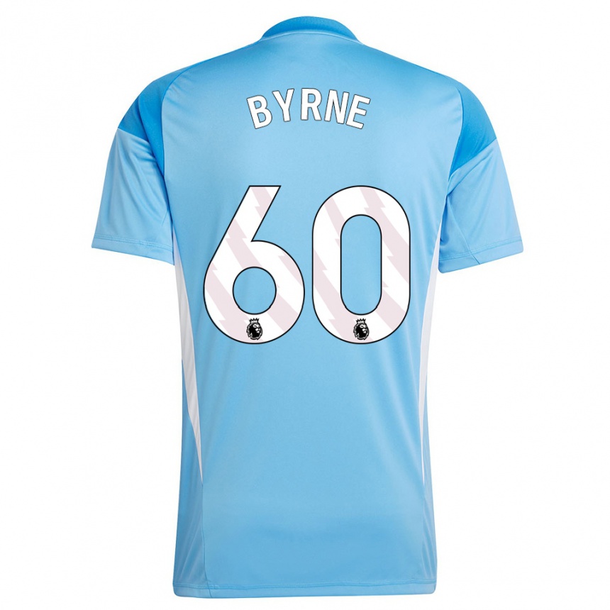גברים כדורגל ריס ביירן #60 כחול לבן חולצת שוער 2025/26