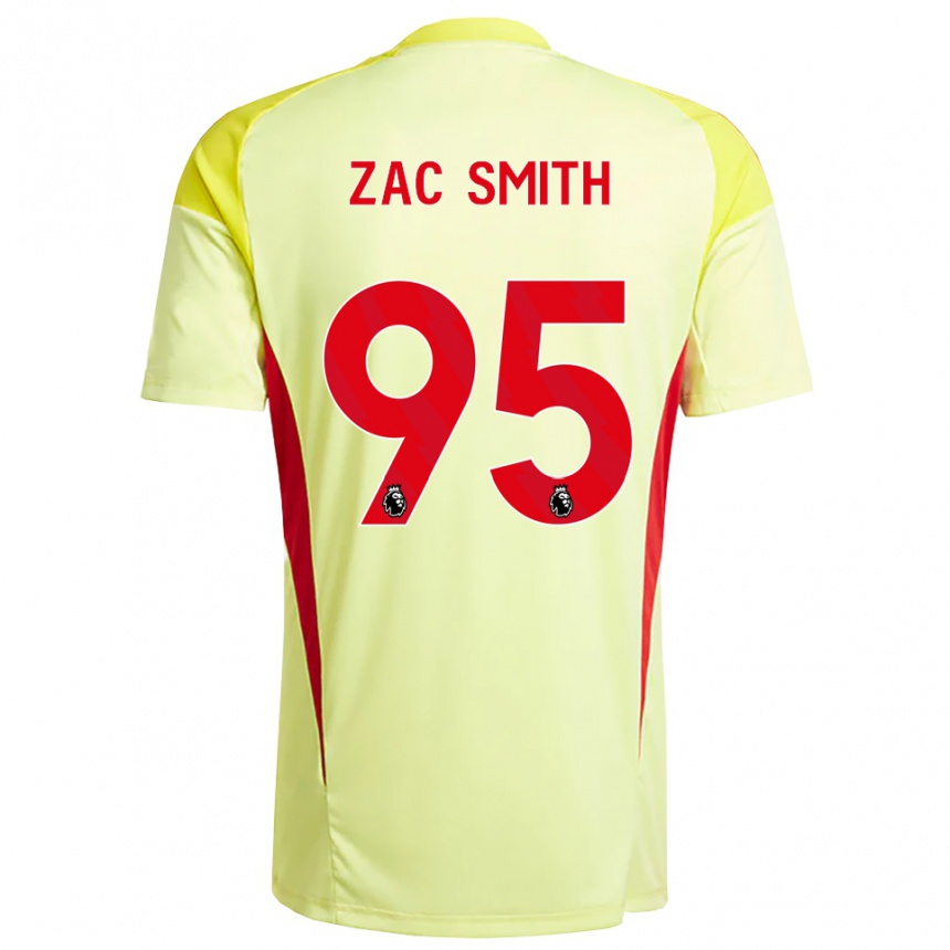 גברים כדורגל זאק סמית' #95 צהוב בהיר כתום חולצת שוער 2025/26