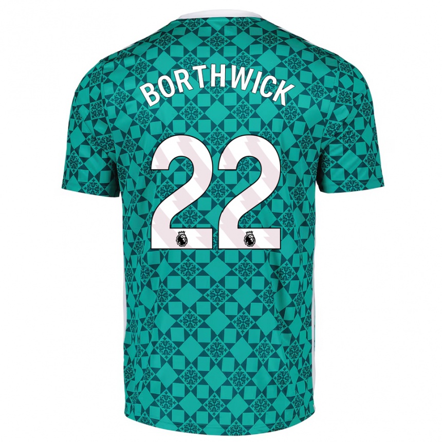 גברים כדורגל מייגן ברותוויק #22 ירוק לבן חולצת שוער 2025/26