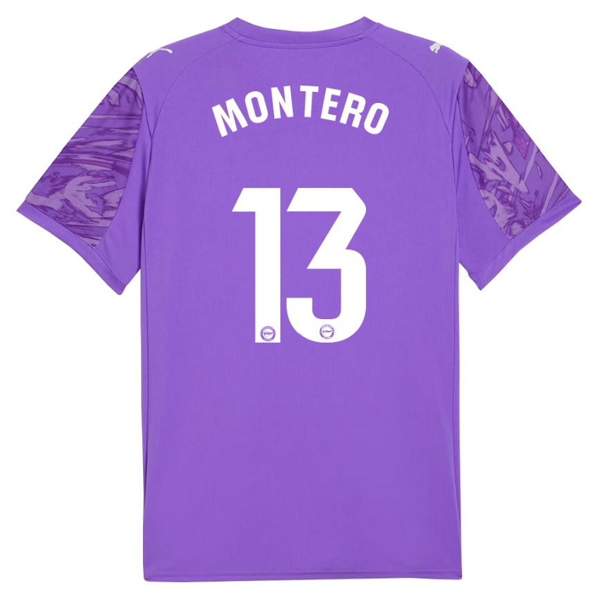 גברים כדורגל רובן מונטרו פרננדס #13 סגול לבן חולצת שוער 2025/26