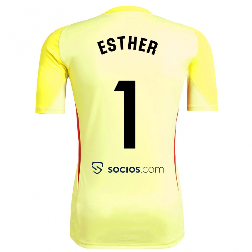 גברים כדורגל אסתר סולסטרס איוסו #1 צהוב אדום שחור חולצת שוער 2025/26