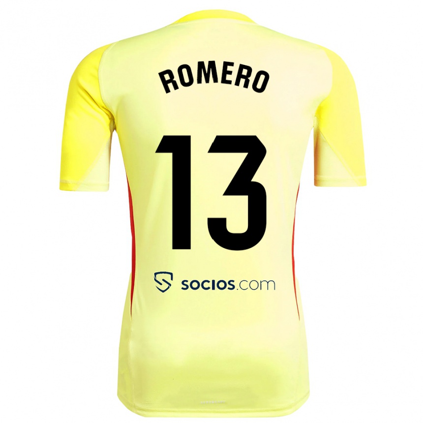 גברים כדורגל רפאל רומרו #13 צהוב אדום שחור חולצת שוער 2025/26