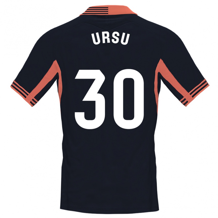 גברים כדורגל אדוארד אורסו #30 שחור לבן כתום חולצת שוער 2025/26