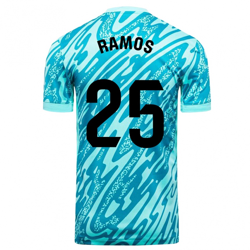 גברים כדורגל אלחנדרו ראמוס #25 כחול שמיים לבן חולצת שוער 2025/26