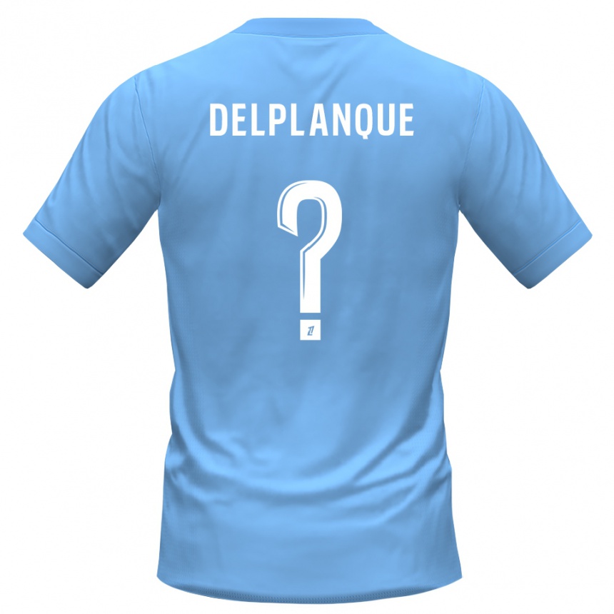 גברים כדורגל Gaël Delplanque #0 כחול שחור חולצת שוער 2025/26