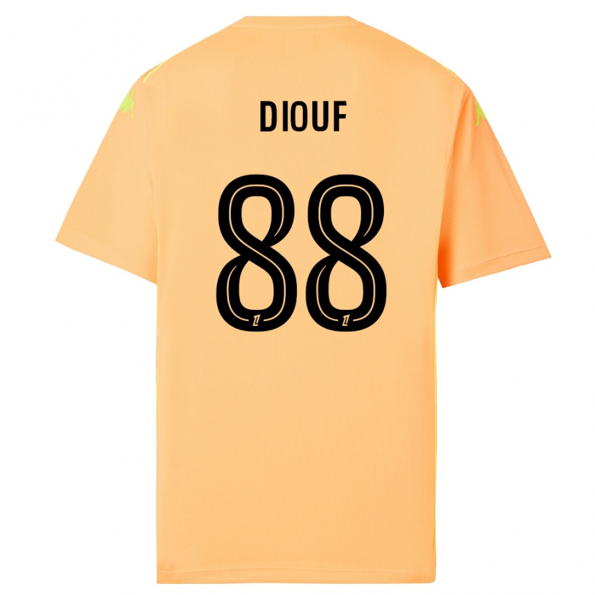 גברים כדורגל יהבאן דיוף #88 כתום בהיר שחור חולצת שוער 2025/26