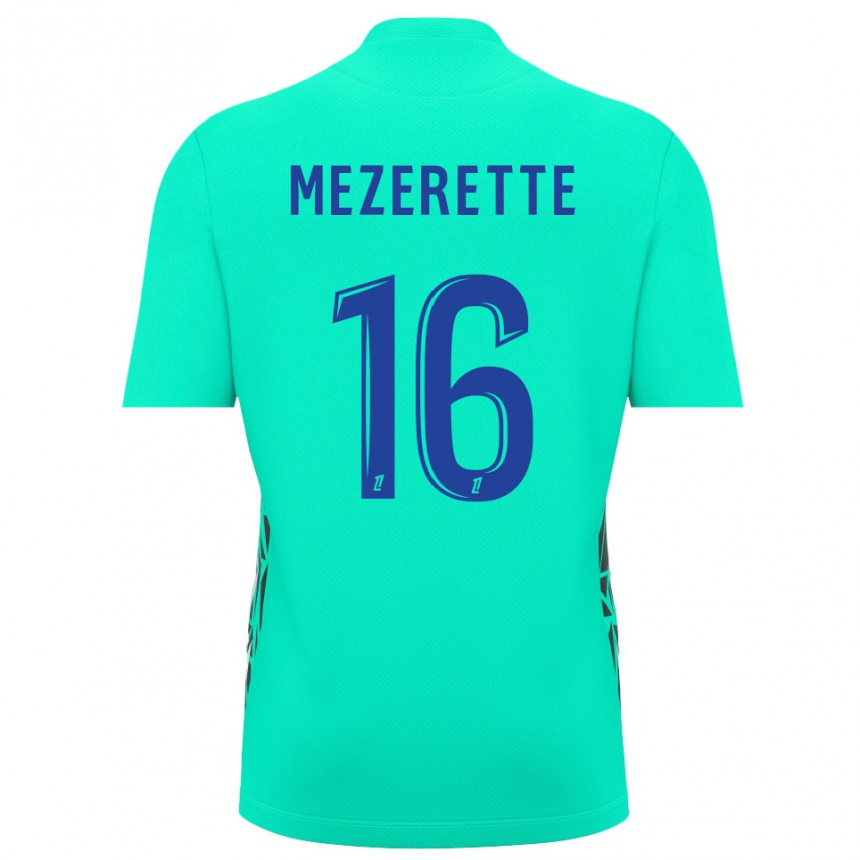 גברים כדורגל Louis Mezerette #16 כחול אקווה חולצת שוער 2025/26