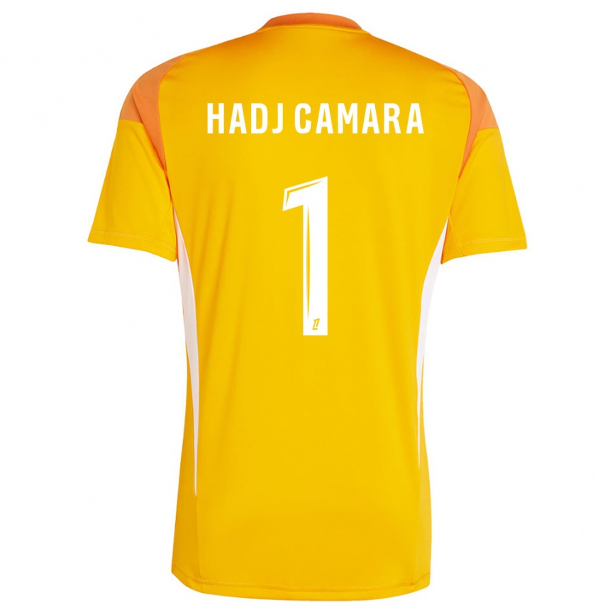 גברים כדורגל El Hadj Camara #1 כתום בהיר לבן חולצת שוער 2025/26