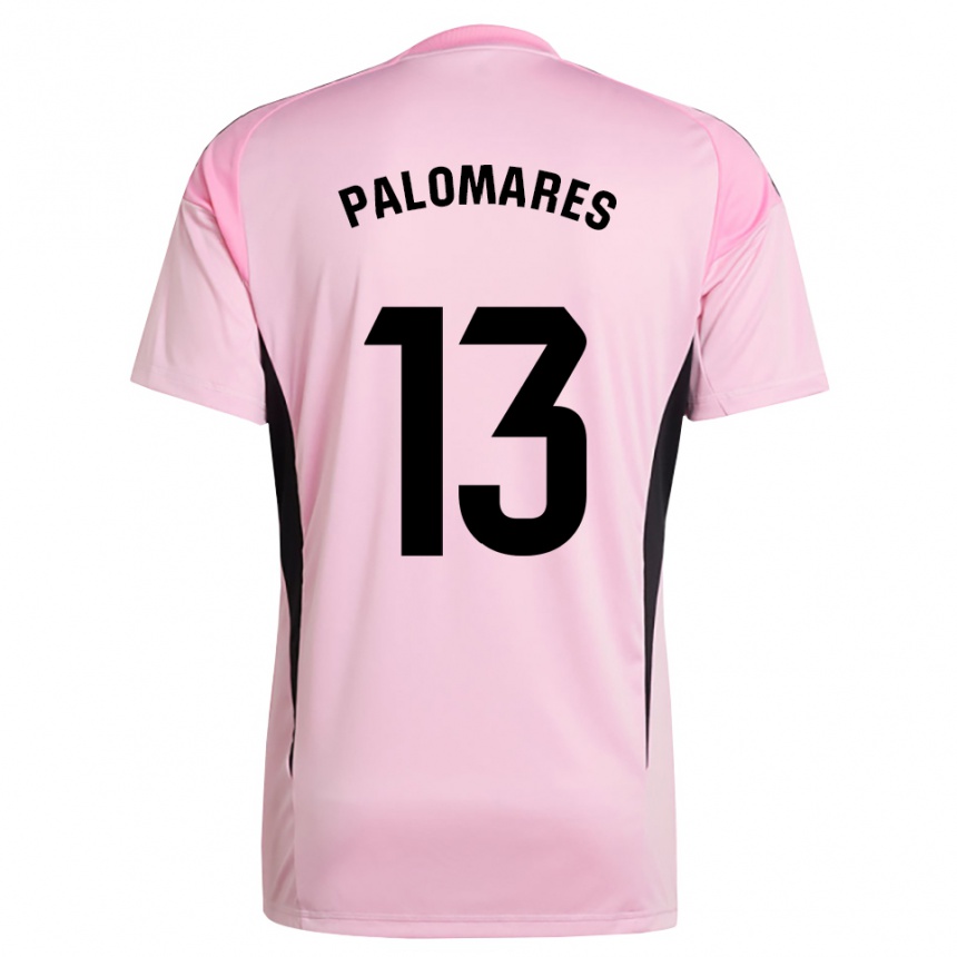 גברים כדורגל Juanpa Palomares #13 ורוד שחור חולצת שוער 2025/26