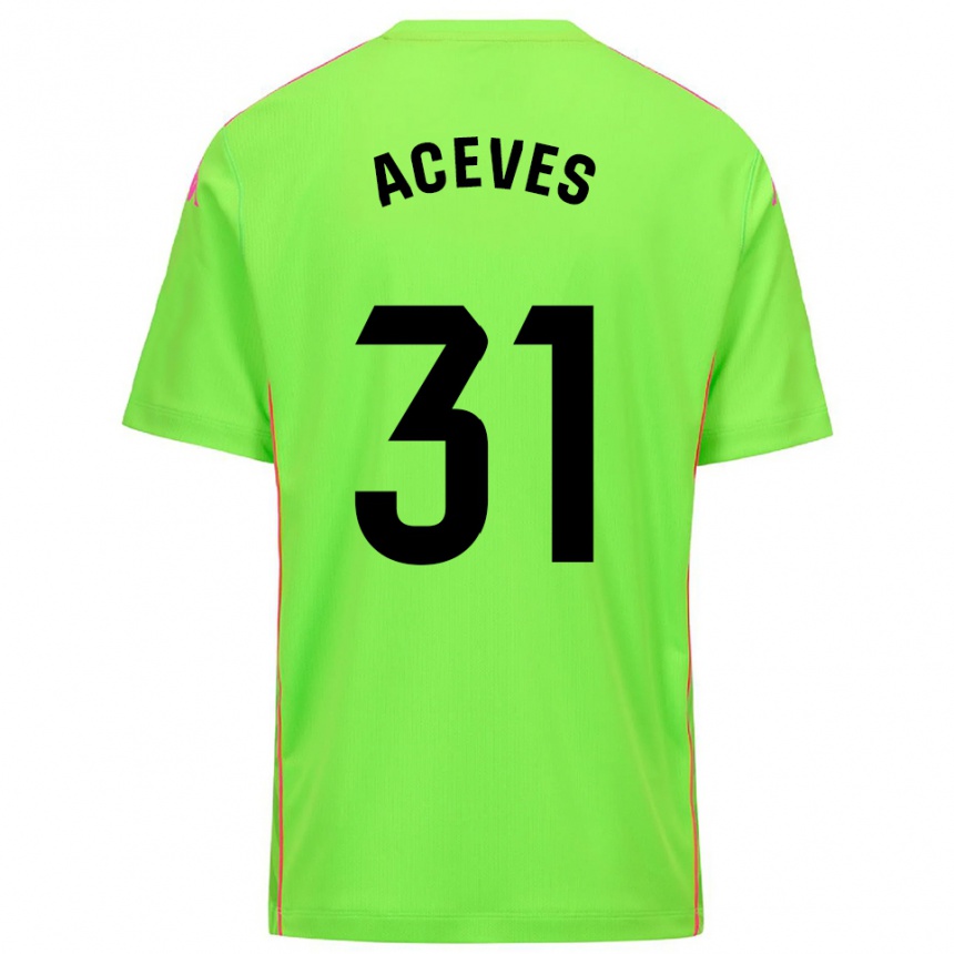 גברים כדורגל אלברו אסבס #31 ורוד עמוק לירימה חולצת שוער 2025/26