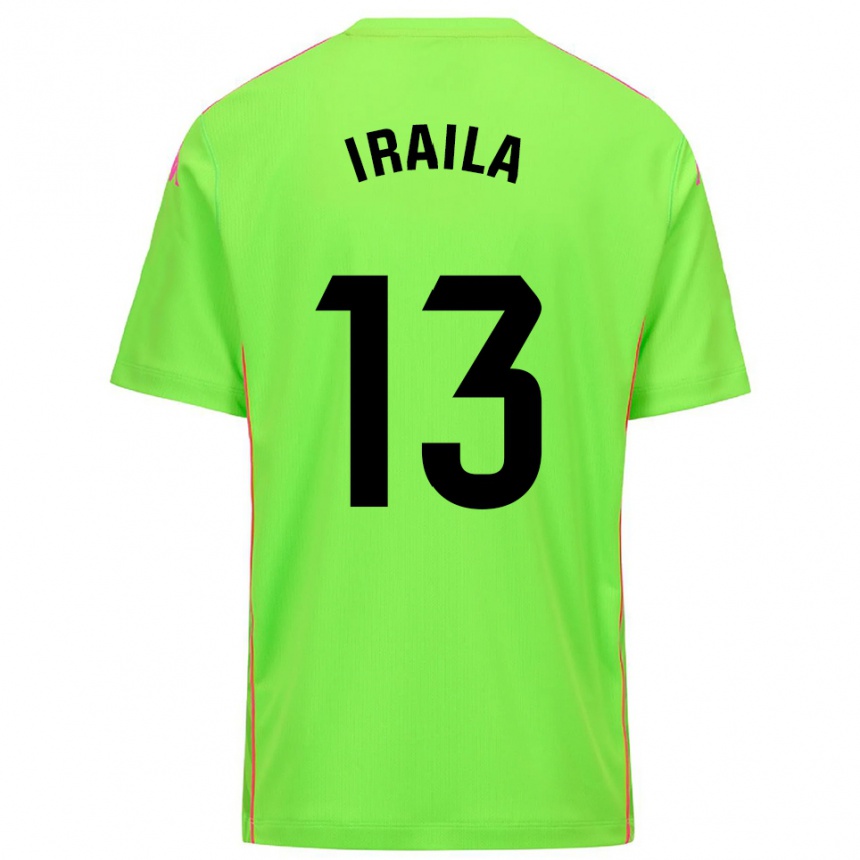 גברים כדורגל Iraila Rivera Simón #13 ורוד עמוק לירימה חולצת שוער 2025/26