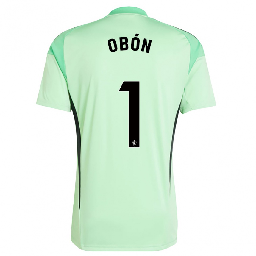 גברים כדורגל מנואל אובון סאלידו #1 ירוק אביבי חולצת שוער 2025/26