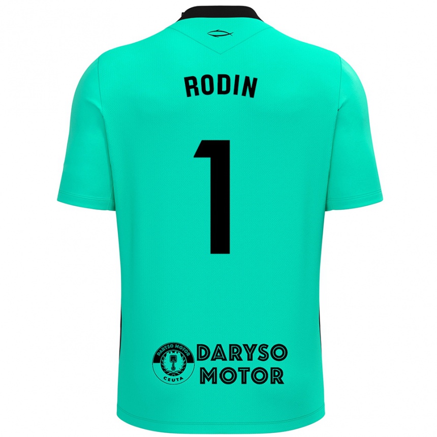 גברים כדורגל Antonio Rodin #1 טורקיז שחור חולצת שוער 2025/26