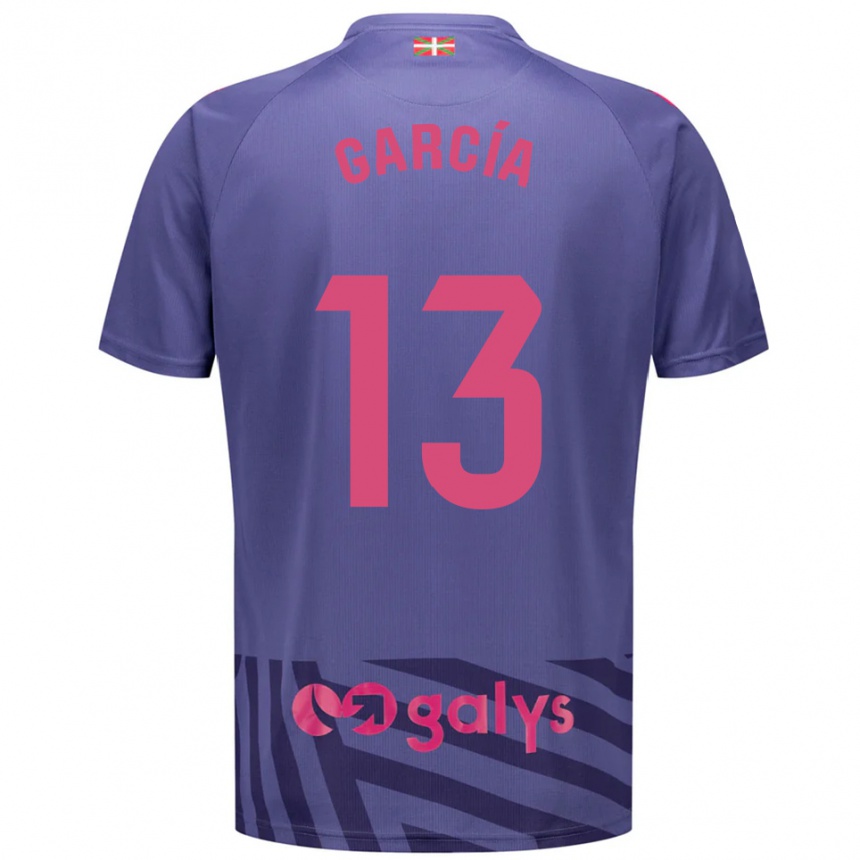 גברים כדורגל Jon García #13 כחול אפור סגול חולצת שוער 2025/26