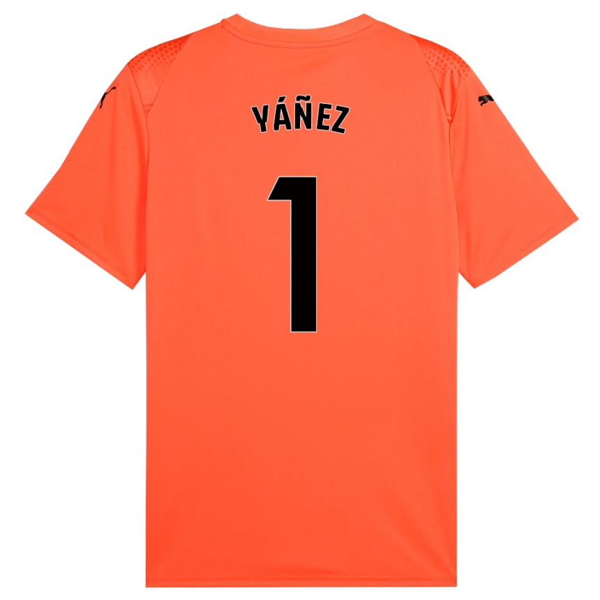 גברים כדורגל רובן יאנייס #1 כתום שחור אדום חולצת שוער 2025/26