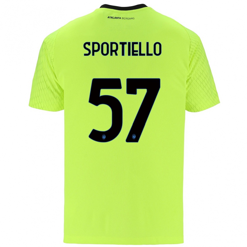 גברים כדורגל מרקו ספורטיאלו #57 ירוק צהוב אדום חולצת שוער 2025/26