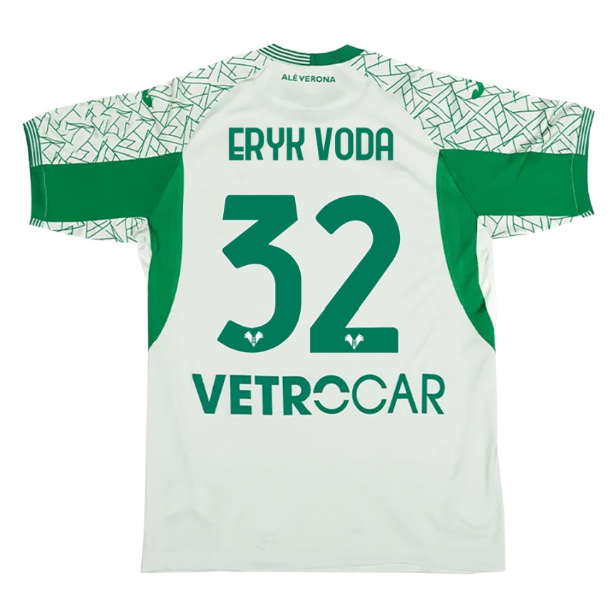 גברים כדורגל Eryk Vodă #32 ירוק אדום חולצת שוער 2025/26