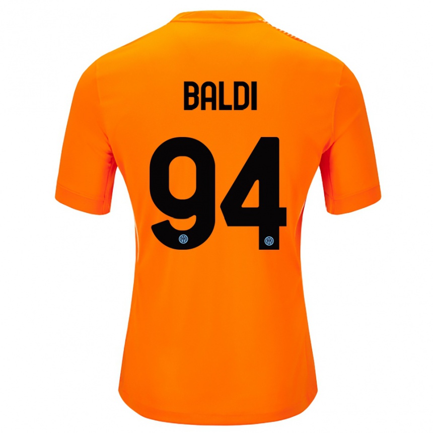 גברים כדורגל רקלה באלדי #94 כתום בהיר שחור חולצת שוער 2025/26