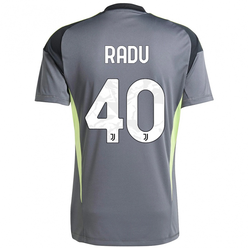 גברים כדורגל ריקרדו אדריאן ראדו #40 אפור כהה לבן חולצת שוער 2025/26