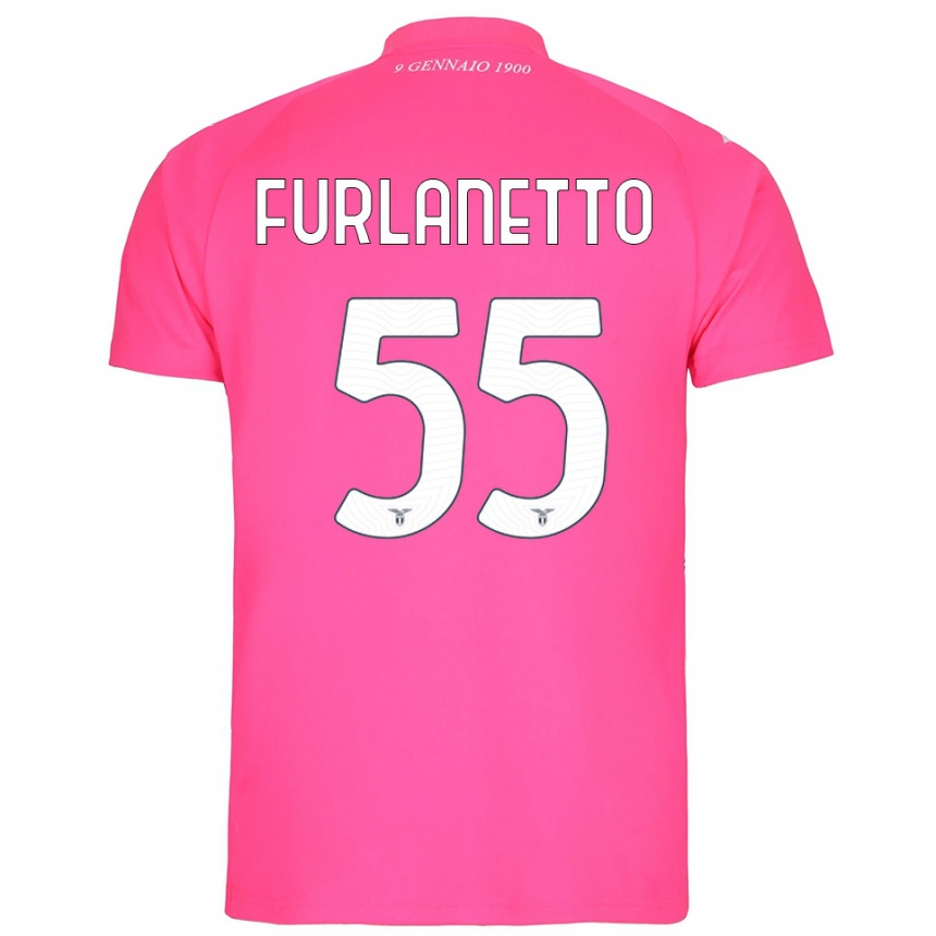 גברים כדורגל אלסיו פורלנטו #55 ורוד עמוק חולצת שוער 2025/26